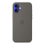 Чехол для iPhone 16 Plus Silicone MagSafe серый
