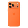 Чехол для iPhone 17 Pro Max Silicone MagSafe оранжевый