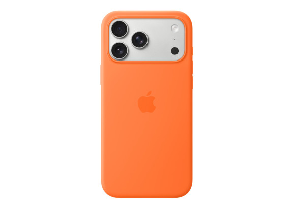 Чехол для iPhone 17 Pro Max Silicone MagSafe оранжевый
