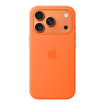 Чехол для iPhone 17 Pro Silicone MagSafe оранжевый