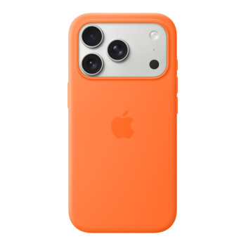 Чехол для iPhone 17 Pro Silicone MagSafe оранжевый