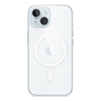 Чехол для iPhone 15 MagSafe поликарбонат прозрачный