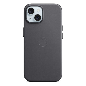 Чехол для iPhone 15 FineWoven MagSafe Black