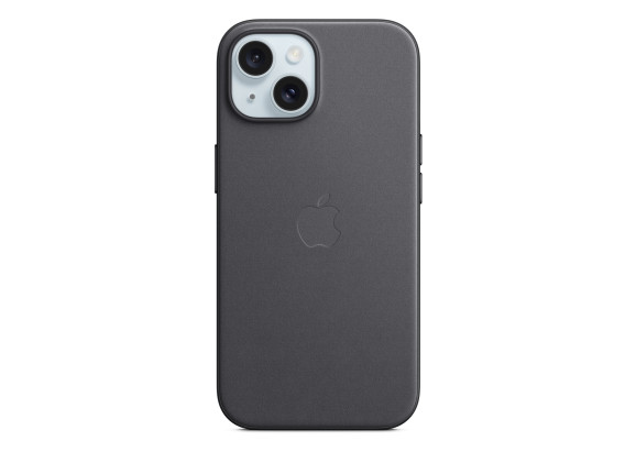Чехол для iPhone 15 FineWoven MagSafe Black