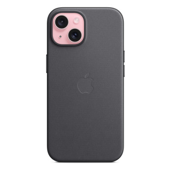 Чехол для iPhone 15 FineWoven MagSafe Black