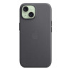 Чехол для iPhone 15 FineWoven MagSafe Black