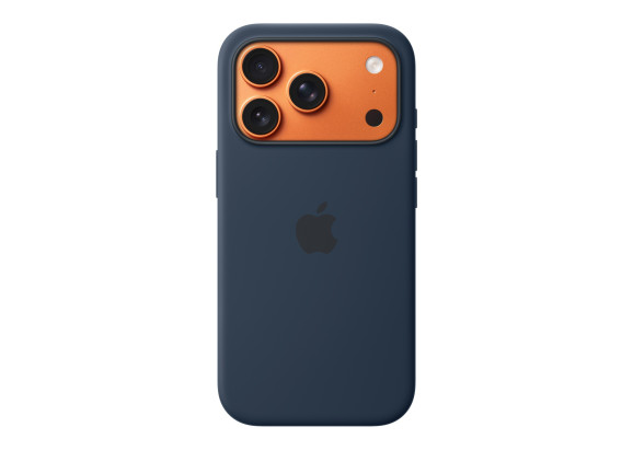 Чехол для iPhone 17 Pro Silicone MagSafe темно-синий