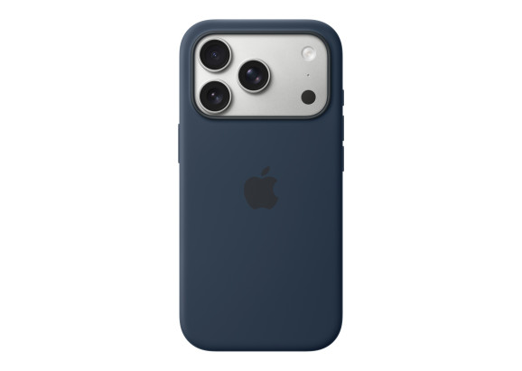 Чехол для iPhone 17 Pro Silicone MagSafe темно-синий
