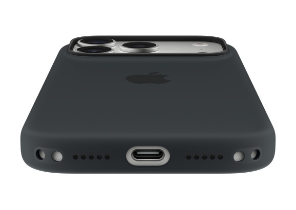 Чехол для iPhone 17 Pro Silicone MagSafe фиолетовый туман