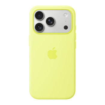 Чехол для iPhone 17 Pro Silicone MagSafe неоново-желтый