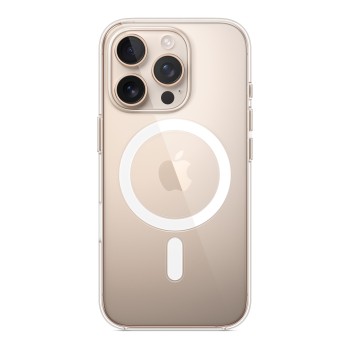 Чехол для iPhone 16 Pro with MagSafe прозрачный