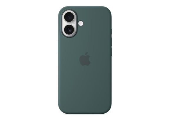 Чехол для iPhone 16 Silicone with MagSafe зеленый