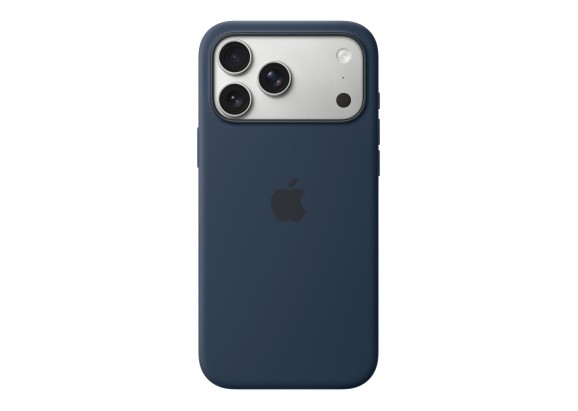 Чехол для iPhone 17 Pro Max Silicone MagSafe темно-синий