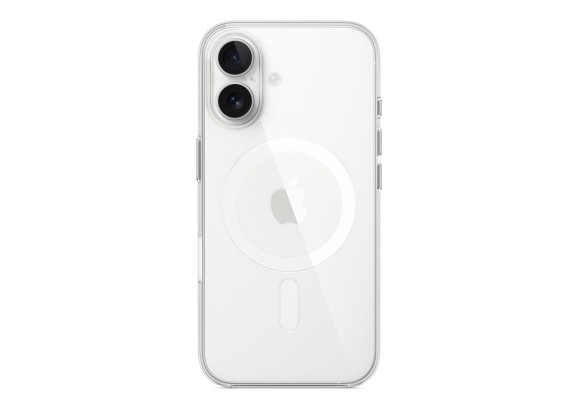 Чехол для iPhone 16 Plus with MagSafe прозрачный