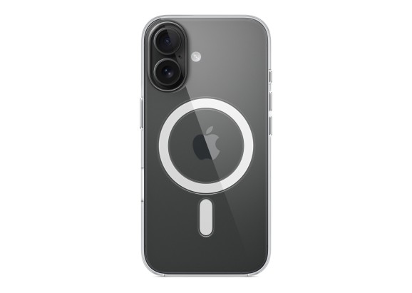 Чехол для iPhone 16 Plus with MagSafe прозрачный