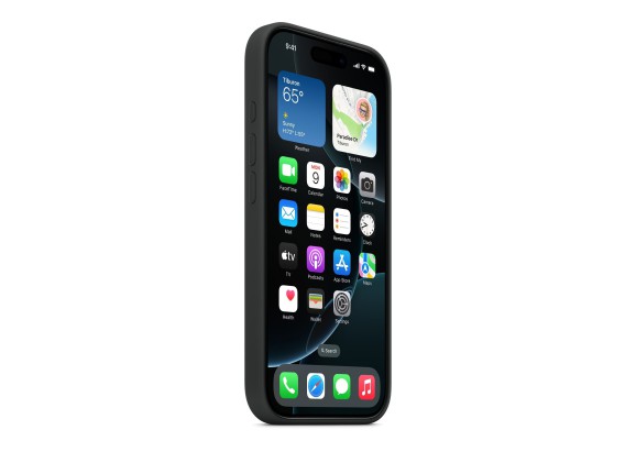 Чехол для iPhone 16 Pro Silicone MagSafe Black