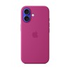 Чехол для iPhone 16 Silicone MagSafe фуксия