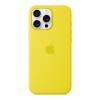 Чехол для iPhone 16 Pro Max Silicone with MagSafe желтый