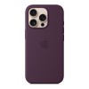 Чехол для iPhone 16 Pro Silicone with MagSafe сливовый