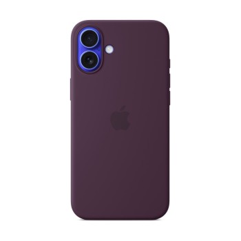 Чехол для iPhone 16 Plus Silicone MagSafe сливовый
