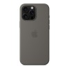 Чехол для iPhone 16 Pro Max Silicone with MagSafe серый