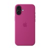 Чехол для iPhone 16 Plus Silicone MagSafe фуксия