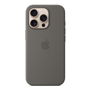 Чехол для iPhone 16 Pro Silicone MagSafe серый