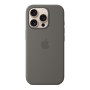 Чехол для iPhone 16 Pro Silicone MagSafe серый