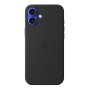 Чехол для iPhone 16 Plus Silicone MagSafe Black