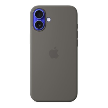 Чехол для iPhone 16 Plus Silicone MagSafe серый