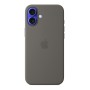 Чехол для iPhone 16 Plus Silicone MagSafe серый