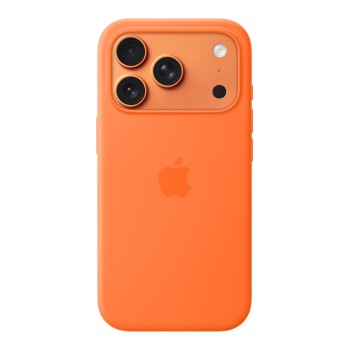 Чехол для iPhone 17 Pro Silicone MagSafe оранжевый