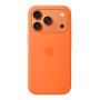 Чехол для iPhone 17 Pro Silicone MagSafe оранжевый