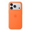 Чехол для iPhone 17 Pro Silicone MagSafe оранжевый