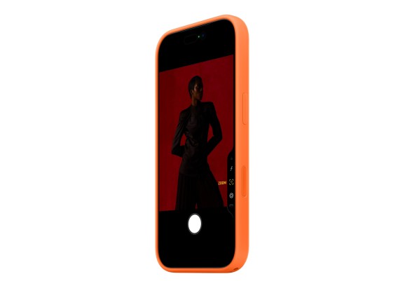 Чехол для iPhone 17 Pro Silicone MagSafe оранжевый