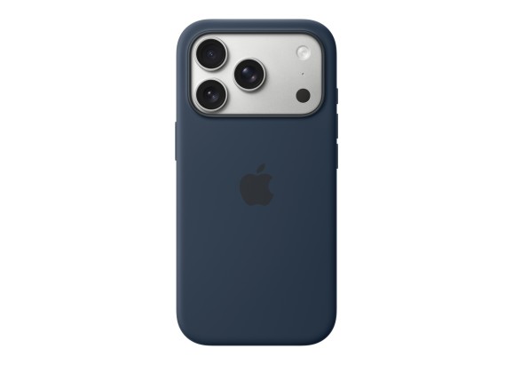 Чехол для iPhone 17 Pro Silicone MagSafe темно-синий