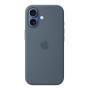 Чехол для iPhone 17 Silicone MagSafe синий якорь