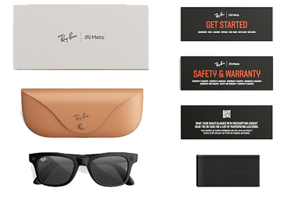 Умные очки Ray Ban Meta Wayfarer (Gen 2) Matte Black/Polar Gradient Graphite S53