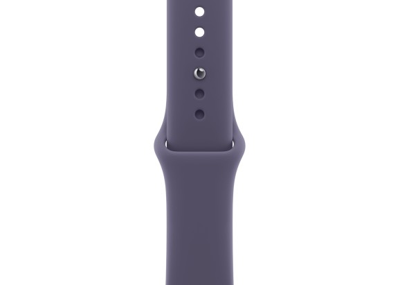 Apple Watch Series 11 46mm Silver Aluminium Purple Fog Sport Band M/L