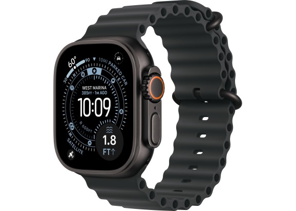 Apple Watch Ultra 3 49mm Black Titanium Black Ocean Band