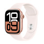 Apple Watch Series 10 42mm Rose Gold Aluminium Case, Sport Band Rose S/M