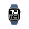 Apple Watch Series 10 46mm Silver Aluminium Case Sport Band Blue M/L