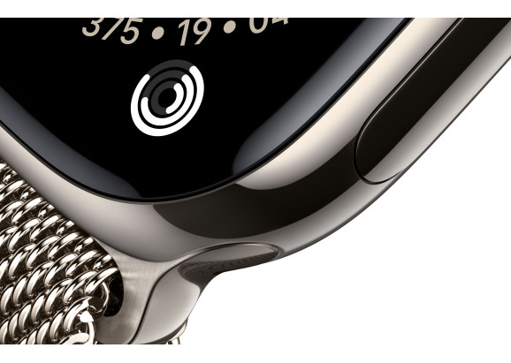Apple Watch Series 11 42mm Jet Black Aluminum Black Sport Band S/M
