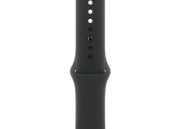 Apple Watch Series 11 42mm Jet Black Aluminum Black Sport Band S/M