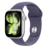 Apple Watch Series 11 42mm Silver Aluminium Purple Fog Sport Band S/M