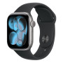Apple Watch Series 11 42mm Space Grey Aluminium Black Sport Band S/M