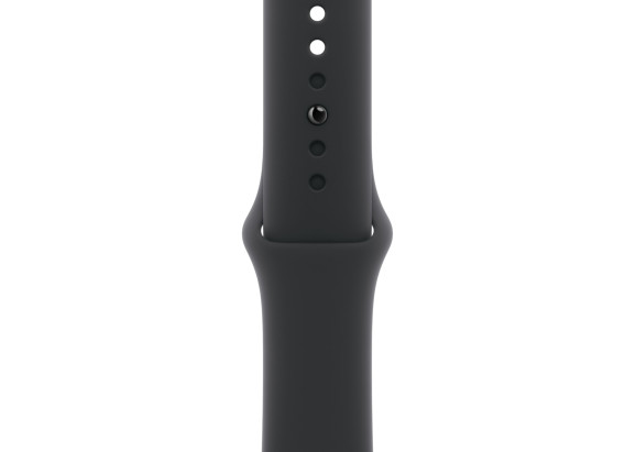 Apple Watch Series 11 42mm Space Grey Aluminium Black Sport Band S/M
