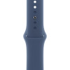 Apple Watch SE 2024 40mm Silver Aluminium Case, Sport Band (Denim) S/M