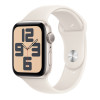 Apple Watch SE 2024 40mm Starlight Aluminium Case, Sport Band (Starlight) S/M