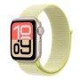 Apple Watch SE 3 44 mm Starlight Aluminum Neon Yellow Sport Loop M/L